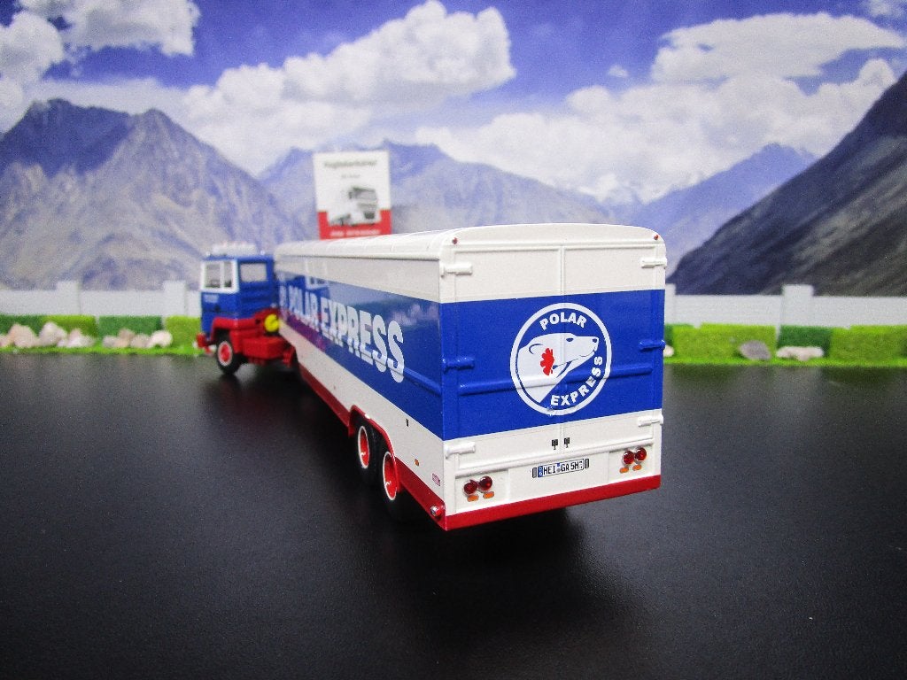 tekno 84973 ford transcontinental anhalt polar expres, Hobby en Vrije tijd, Modelauto's | 1:50, Ophalen of Verzenden, Nieuw, Bus of Vrachtwagen