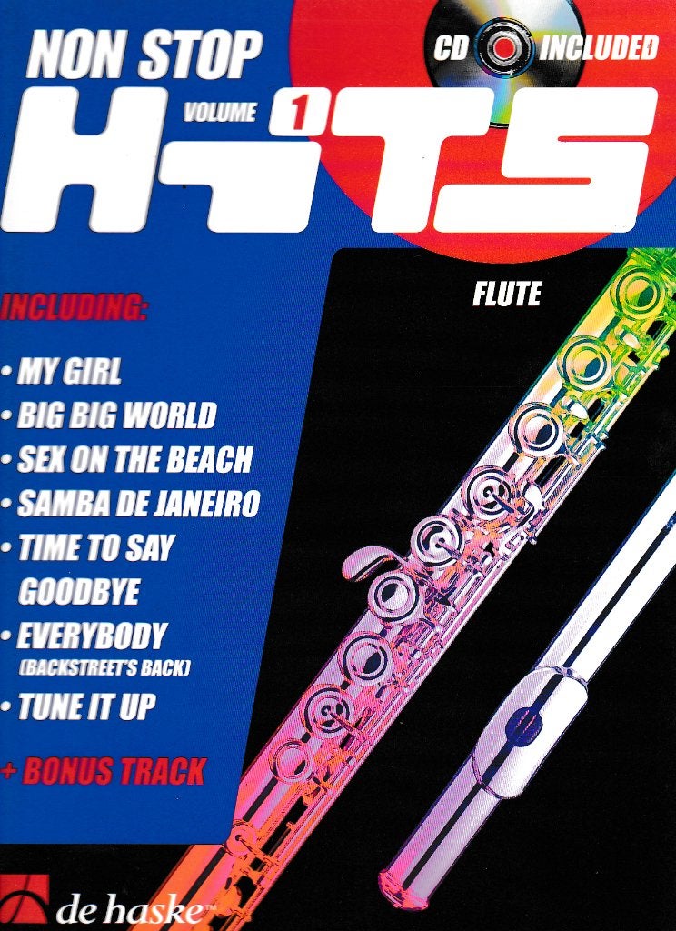 Non Stop Hits met CD ( 2214 ), Dwarsfluit of Piccolo, Ophalen of Verzenden, Zo goed als nieuw, Artiest of Componist