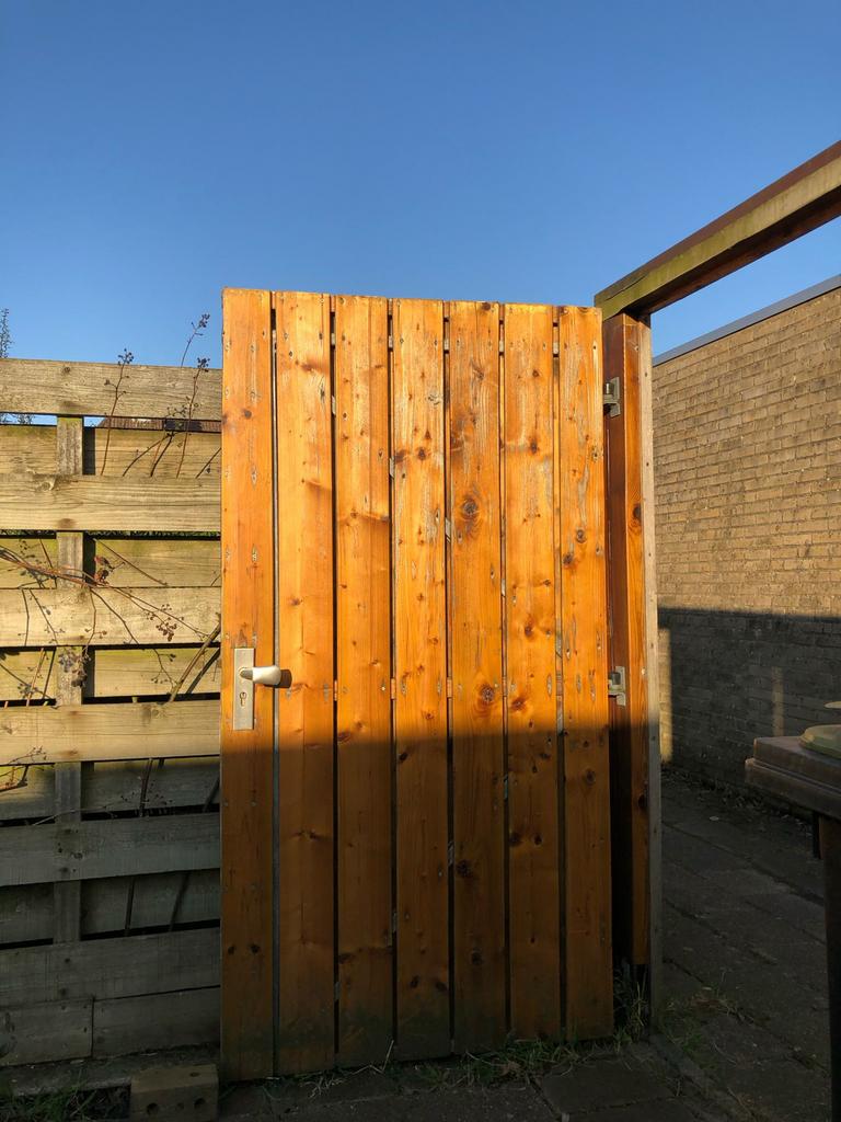 schuttingdelen 180x180 perfecte staat, volledig privacy, 1 tot 2 meter, Minder dan 3 meter, Ophalen of Verzenden, Zo goed als nieuw