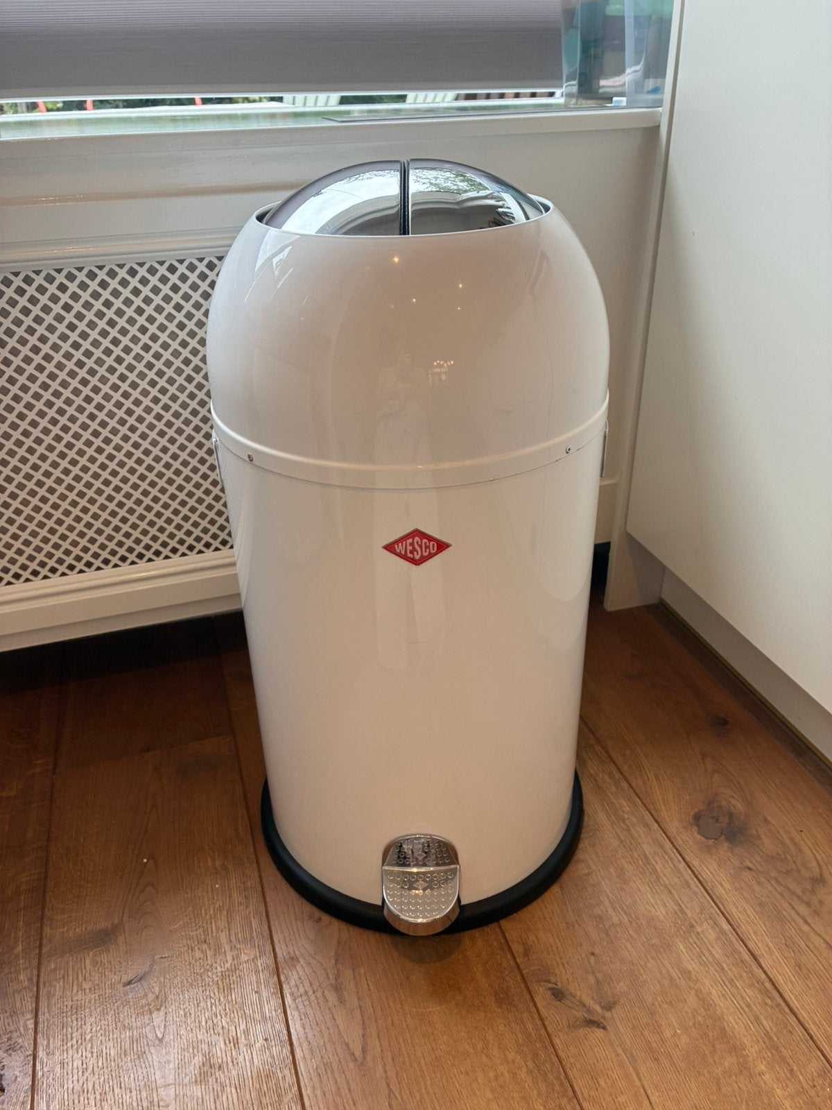 Wesco prullenbak kickmaster 33liter, Ophalen, 50 – 75, Gebruikt, Met pedaal