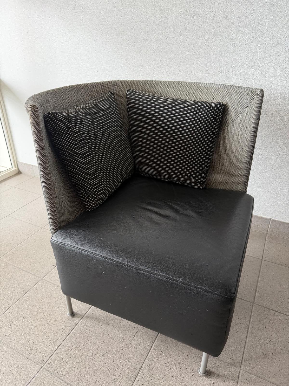 Montis zit elementen leer/stof - geherstoffeerd., Huis en Inrichting, Ophalen, Gebruikt, 150 tot 200 cm, Tweepersoons