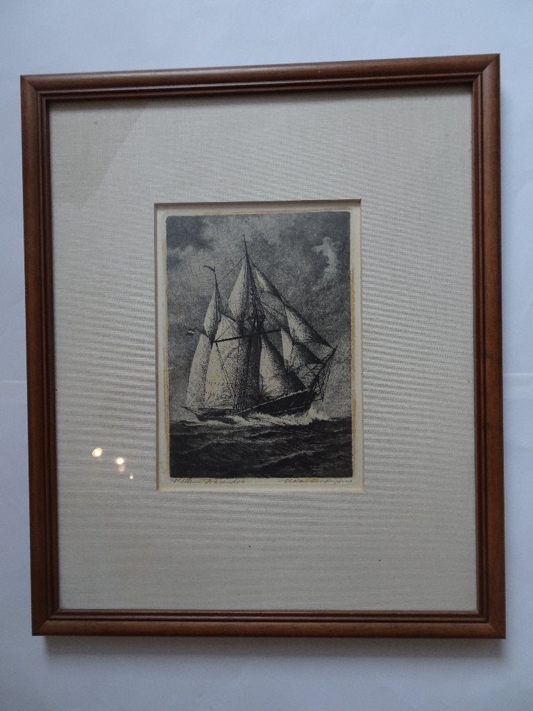 Ets zeilschip Willem Barendsz, Maarten Langbroek, Dagelijks leven, Ingelijst, 1950 - 1999, Verzenden