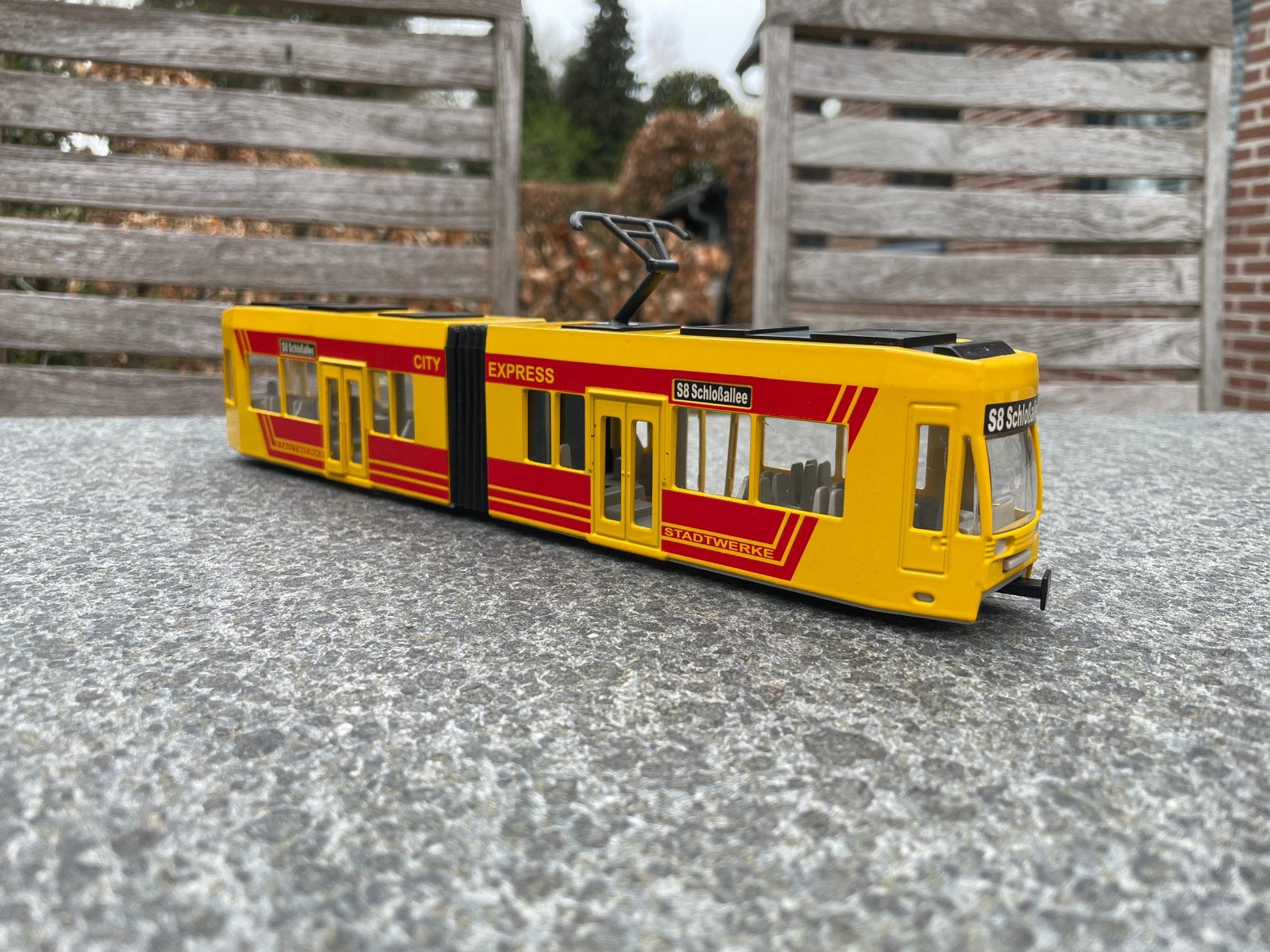 Siku 3726 - Duewag tram City Express, Ophalen of Verzenden, Zo goed als nieuw, Bus of Vrachtwagen, SIKU