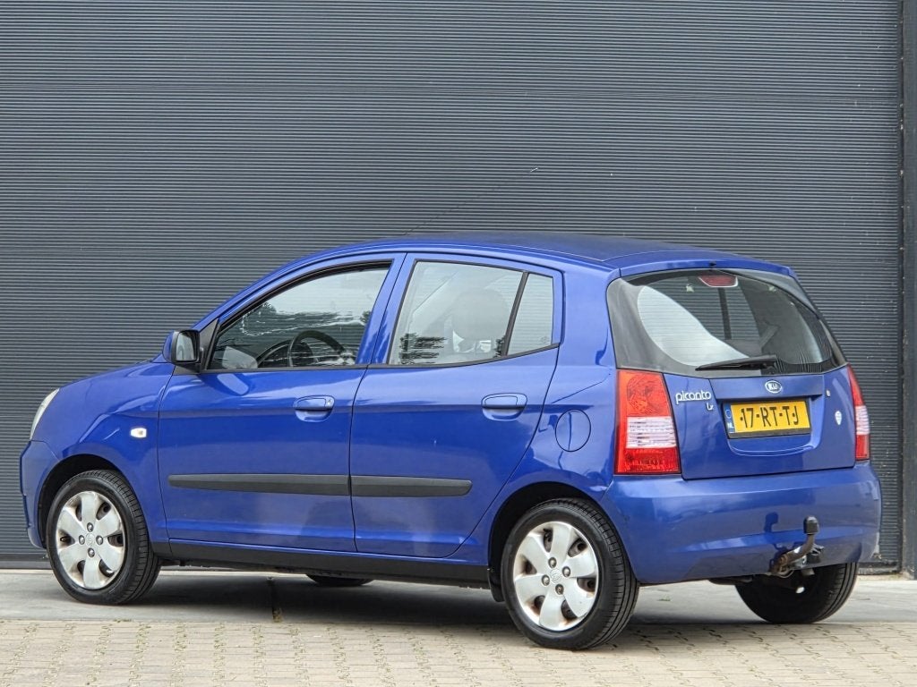 Kia Picanto 1.1 LXE AUTOMAAT NWE APK 10-11-2027! (bj 2005), Gebruikt, 4 cilinders, Blauw, Origineel Nederlands