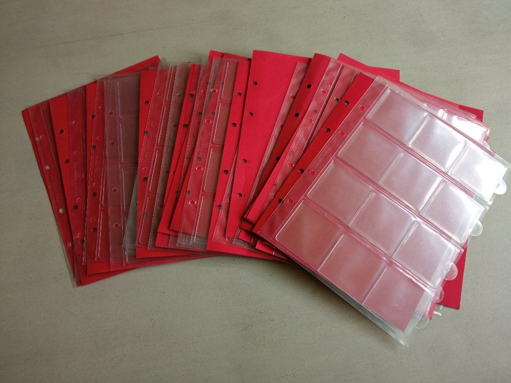 Muntbladen voor importa albums., Ophalen of Verzenden, Verzamelmap