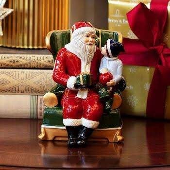 Villeroy & Boch speeldoos Xmas Toys Kerstman op stoel 15cm, Ophalen of Verzenden, Nieuw
