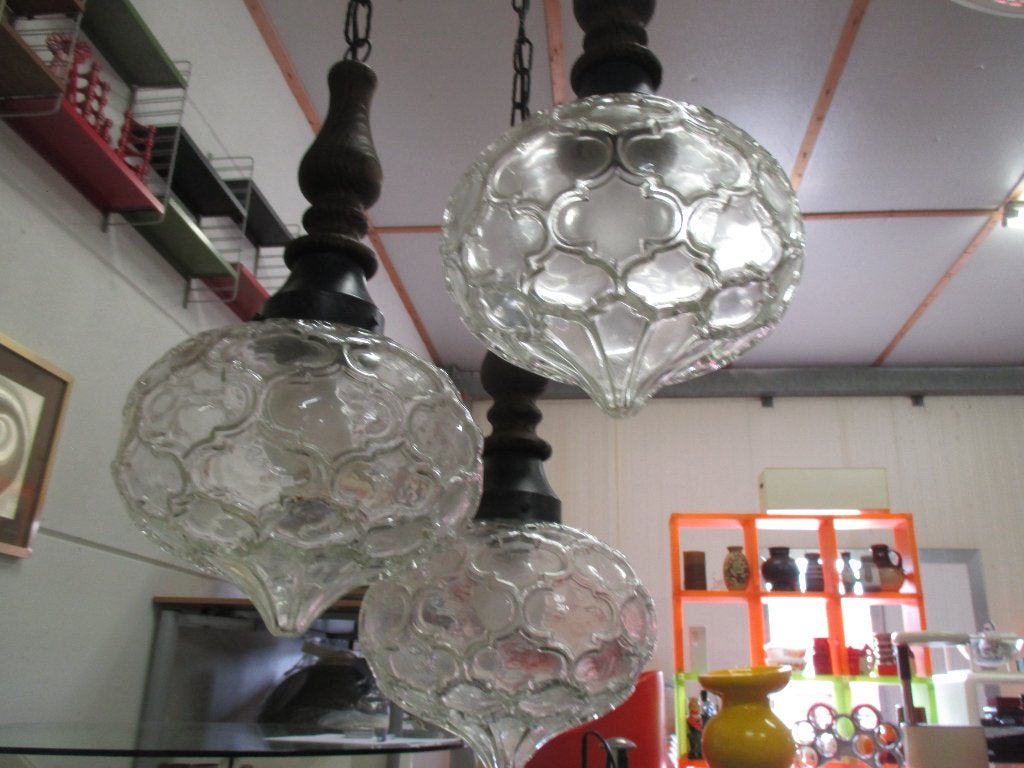 Temde design jaren 60 70 hanglamp vintage retro 1970s, Huis en Inrichting, Temde, Gebruikt, 50 tot 75 cm, ?