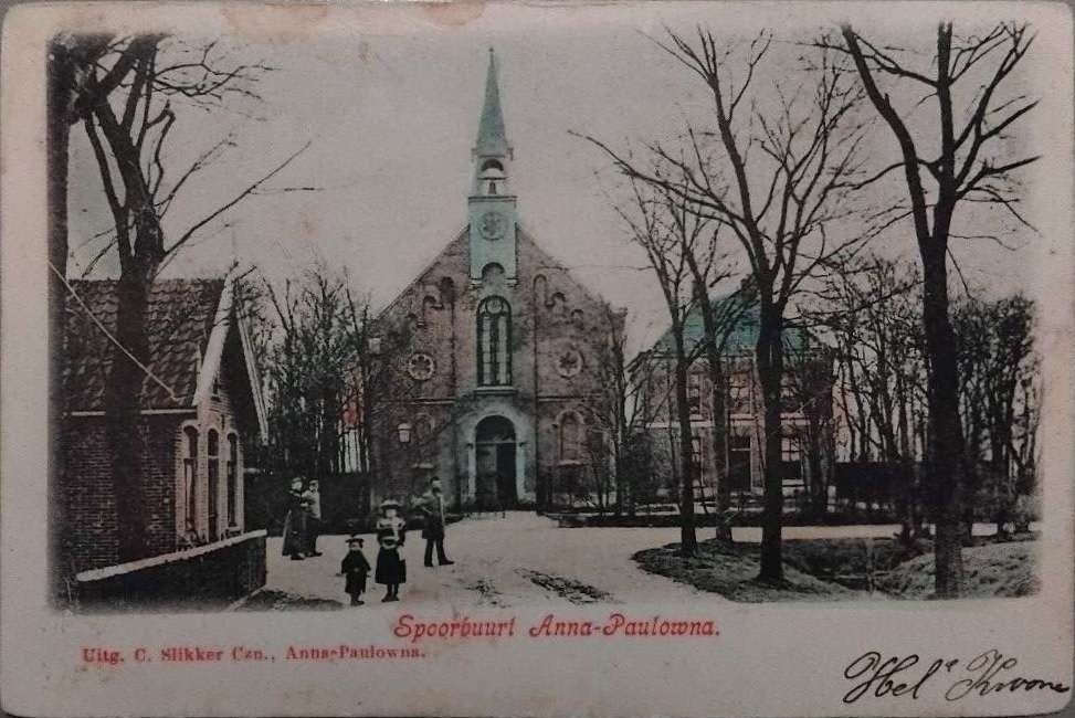 Spoorbuurt Anna Paulowna (Noord-Holland) – ca. 1900, Ophalen of Verzenden, Voor 1920, Gelopen, Noord-Holland