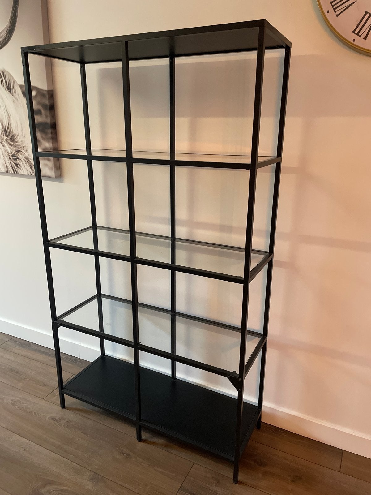 Stellingkast met glas, Huis en Inrichting, Ophalen of Verzenden, Gebruikt