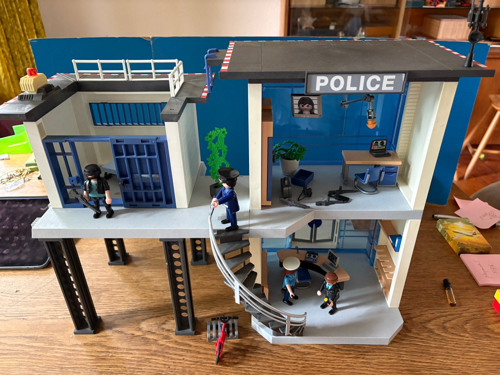 Playmobil politiebureau 5176, Ophalen of Verzenden, Gebruikt