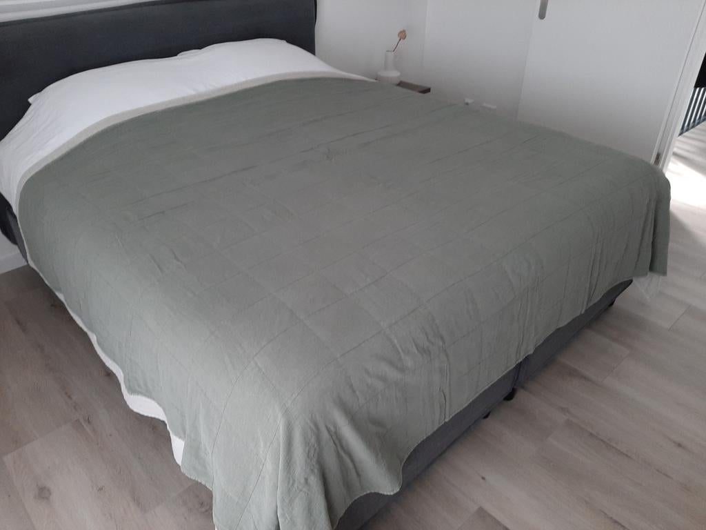 Nieuwe, groene sprei 180 x 240cm., Ophalen of Verzenden, Nieuw
