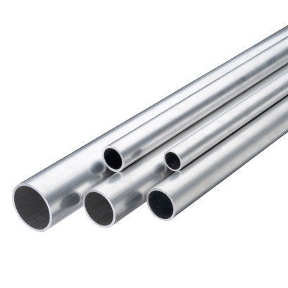 Steigerbuis aluminium Ø 48 mm zijdeglans, Ophalen, Nieuw, 250 mm of meer, Overige typen