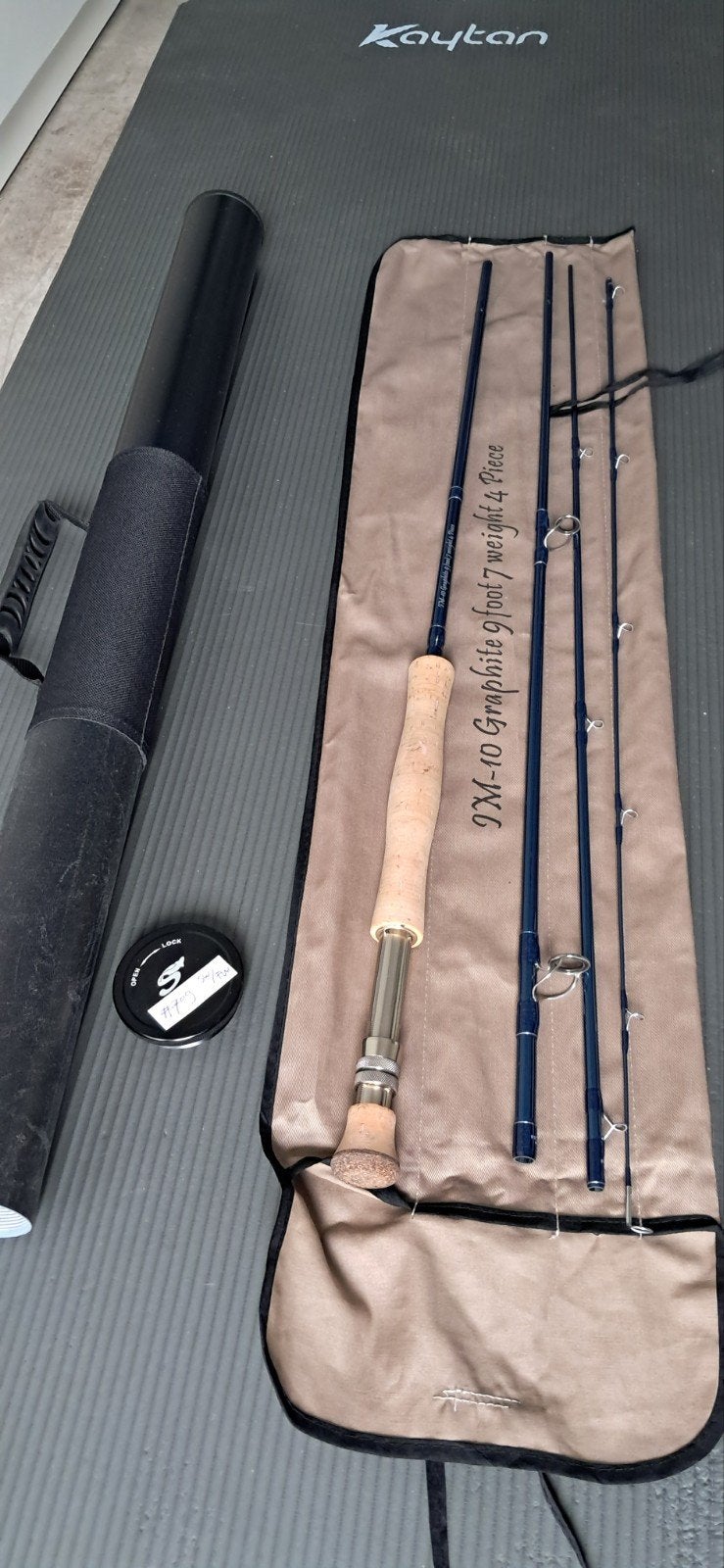 IM-10 Graphite Vliegenhengel 9ft #7wt - 4-delig SW, Ophalen of Verzenden, Zo goed als nieuw, Werphengel