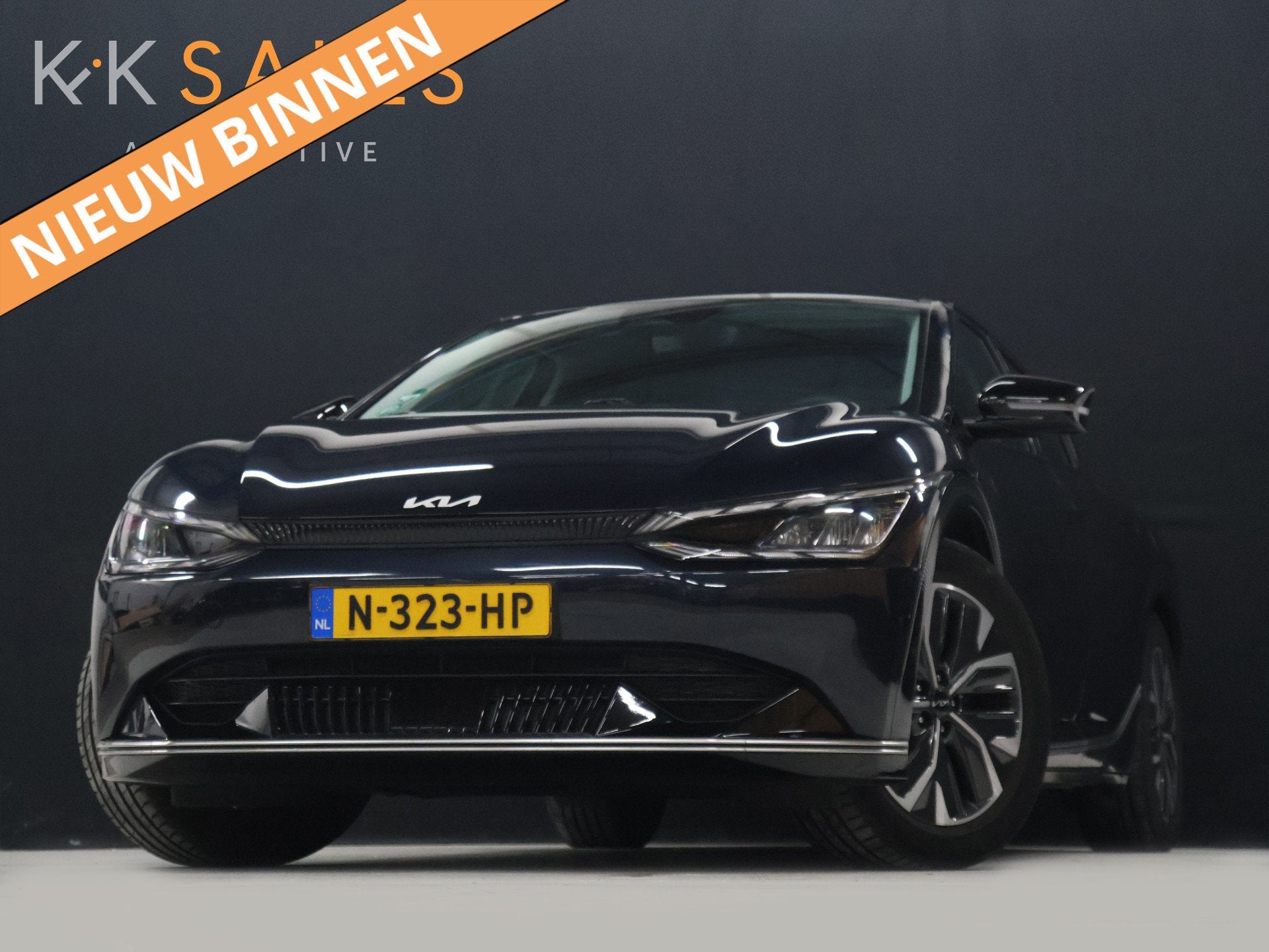 Kia Ev6 Plus 77.4 kWh [TREKHAAK, APPLE CARPLAY, ANDROID, STO, Automaat, Achterwielaandrijving, Gebruikt, Zwart