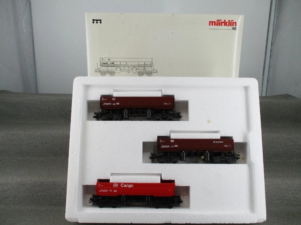 MÄRKLIN 48451: driedelige set kieswagens Fans van de DB, Wisselstroom, Ophalen of Verzenden, Märklin, Nieuw