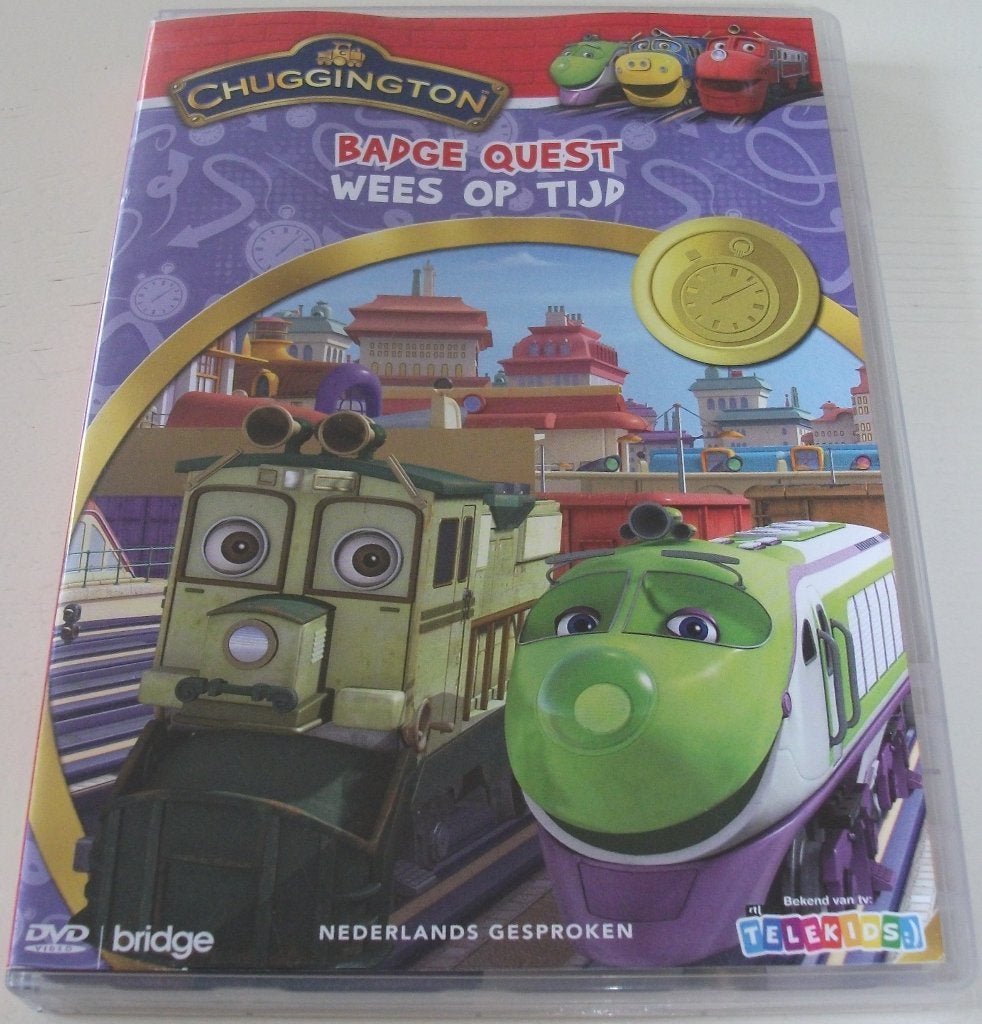 Dvd *** CHUGGINGTON *** Badge Quest: Wees op Tijd, Alle leeftijden, Tv-serie, Zo goed als nieuw, Educatief