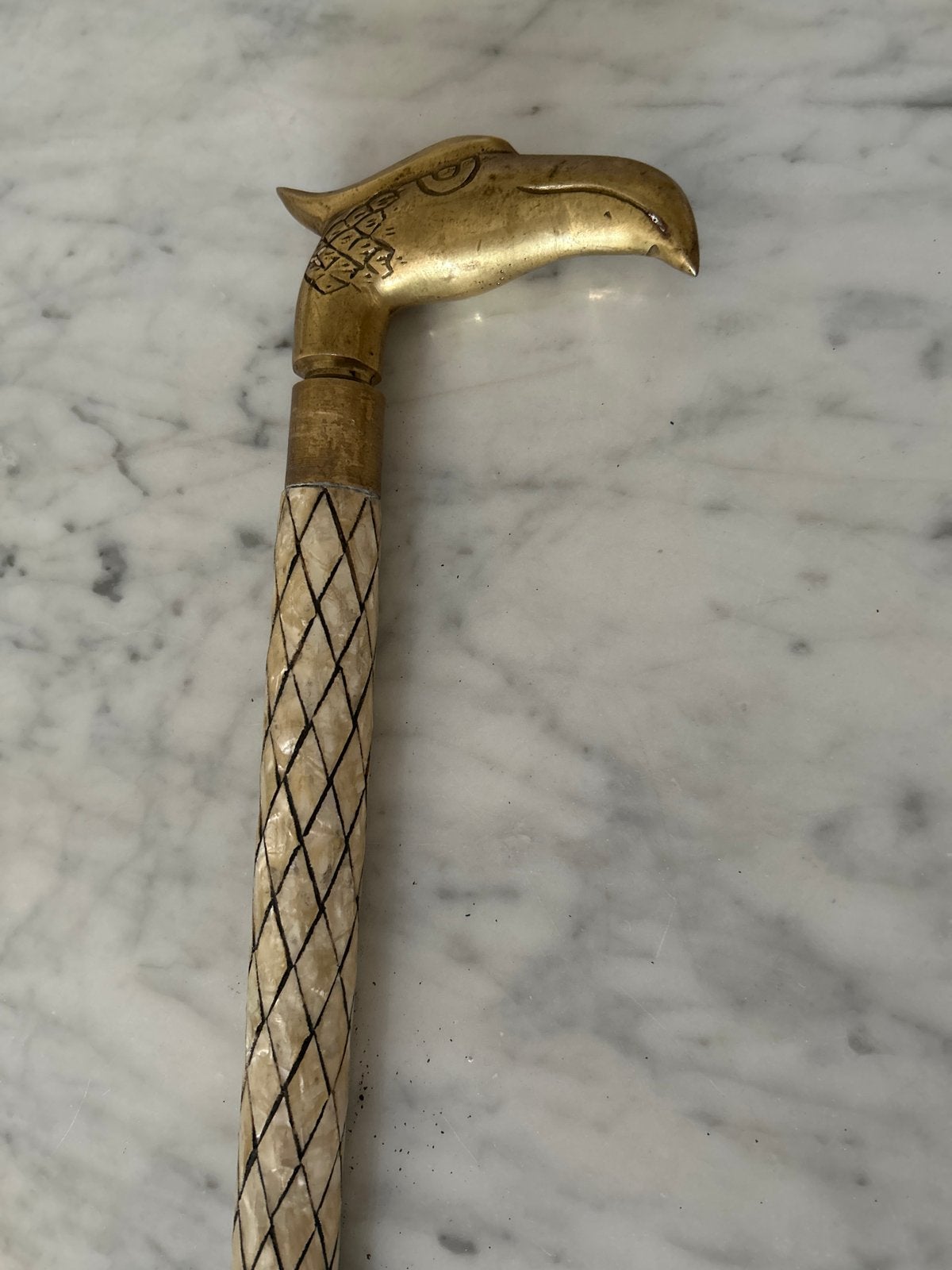Antiek Wandelstok rond 1930, Ophalen, Gebruikt