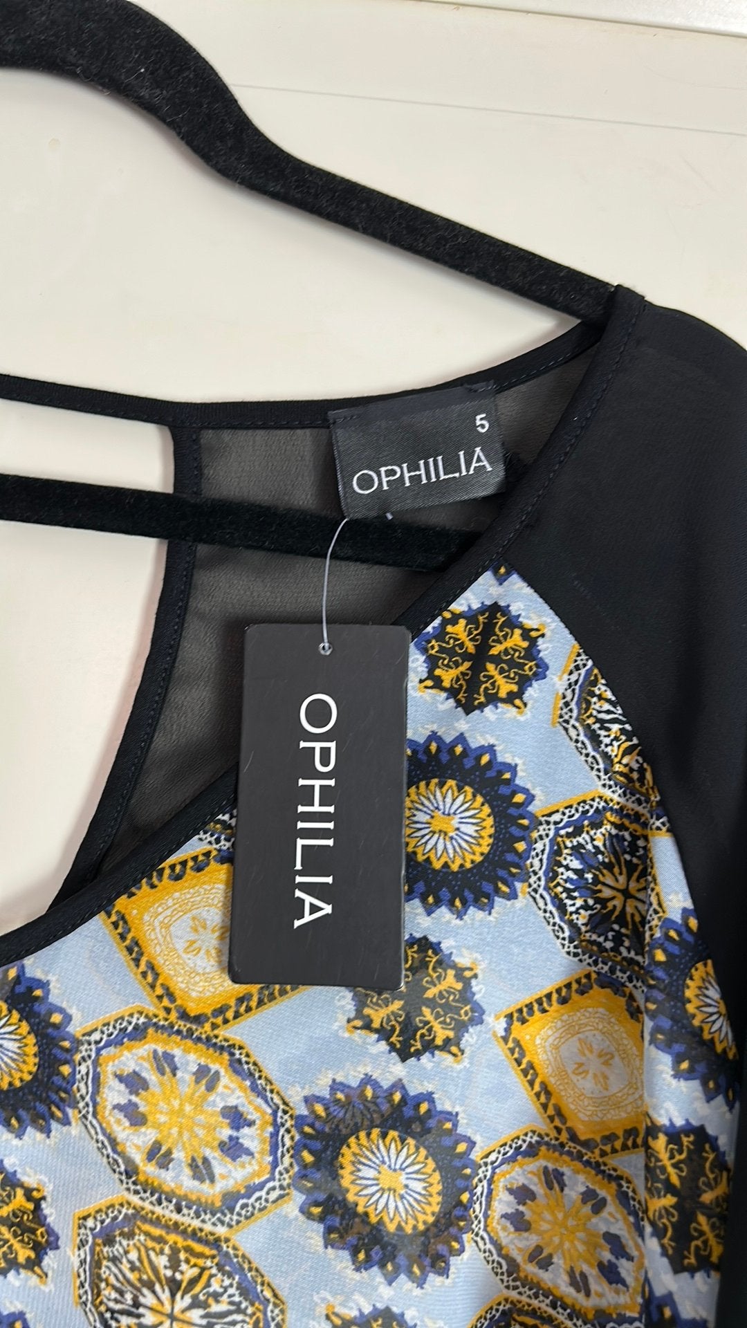 Ophilia Aparte voile blouse 52(5), Ophalen of Verzenden, Zo goed als nieuw, Blouse of Tuniek