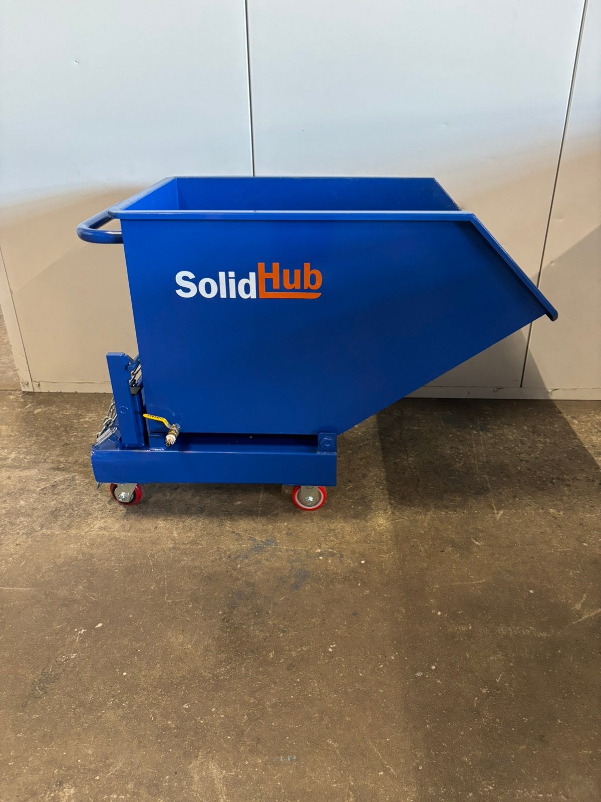 Kiepbak 287L / kantelbak / heftruckbak / kiepcontainer, Ophalen, Gebruikt, Transportkar, .