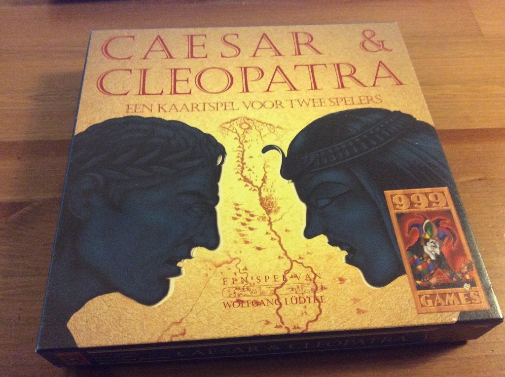 Caesar & Cleopatra - Kaartspel. 999 games. zgan, Een of twee spelers, Ophalen of Verzenden, Zo goed als nieuw, 999 Games