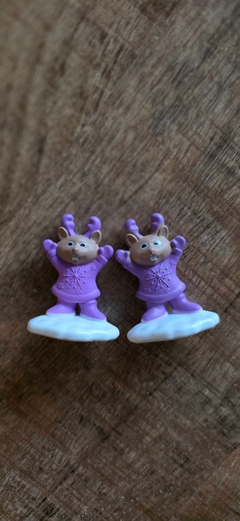 Hamster ah kerst poppetjes 2x samen in 1 koop, Ophalen of Verzenden, Zo goed als nieuw