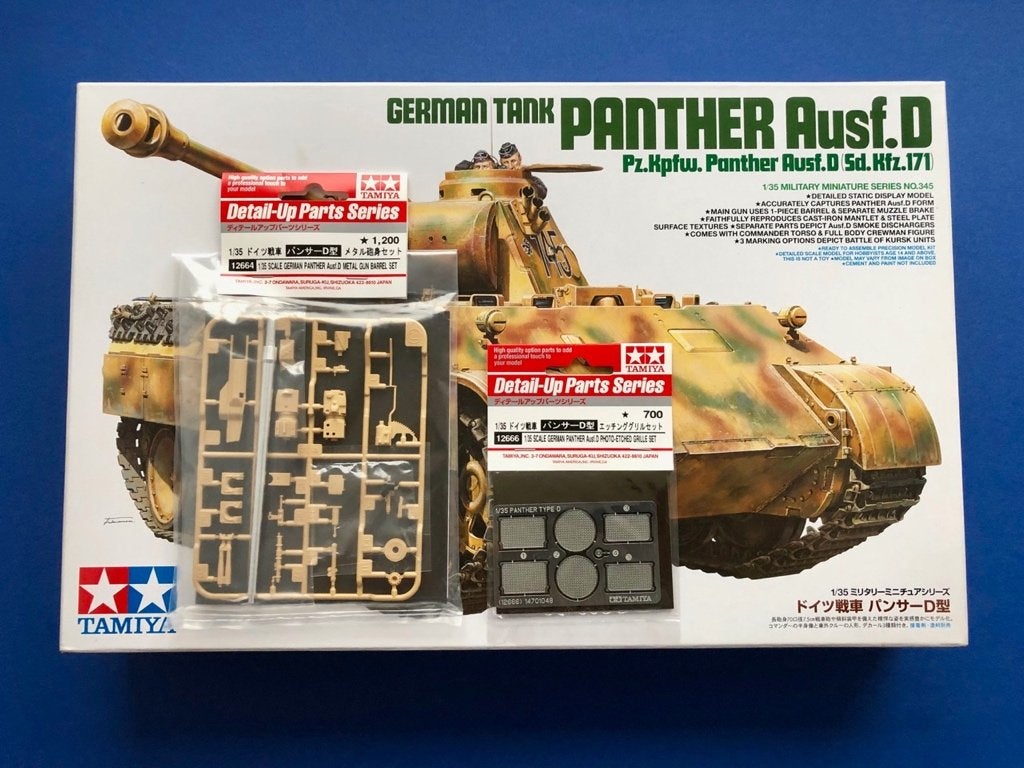 Tamiya	35345	Pz.Kpfw. Panther Ausf. D (Sd.Kfz. 171)	1/35, Tank, 1:32 tot 1:50, Nieuw, Ophalen of Verzenden