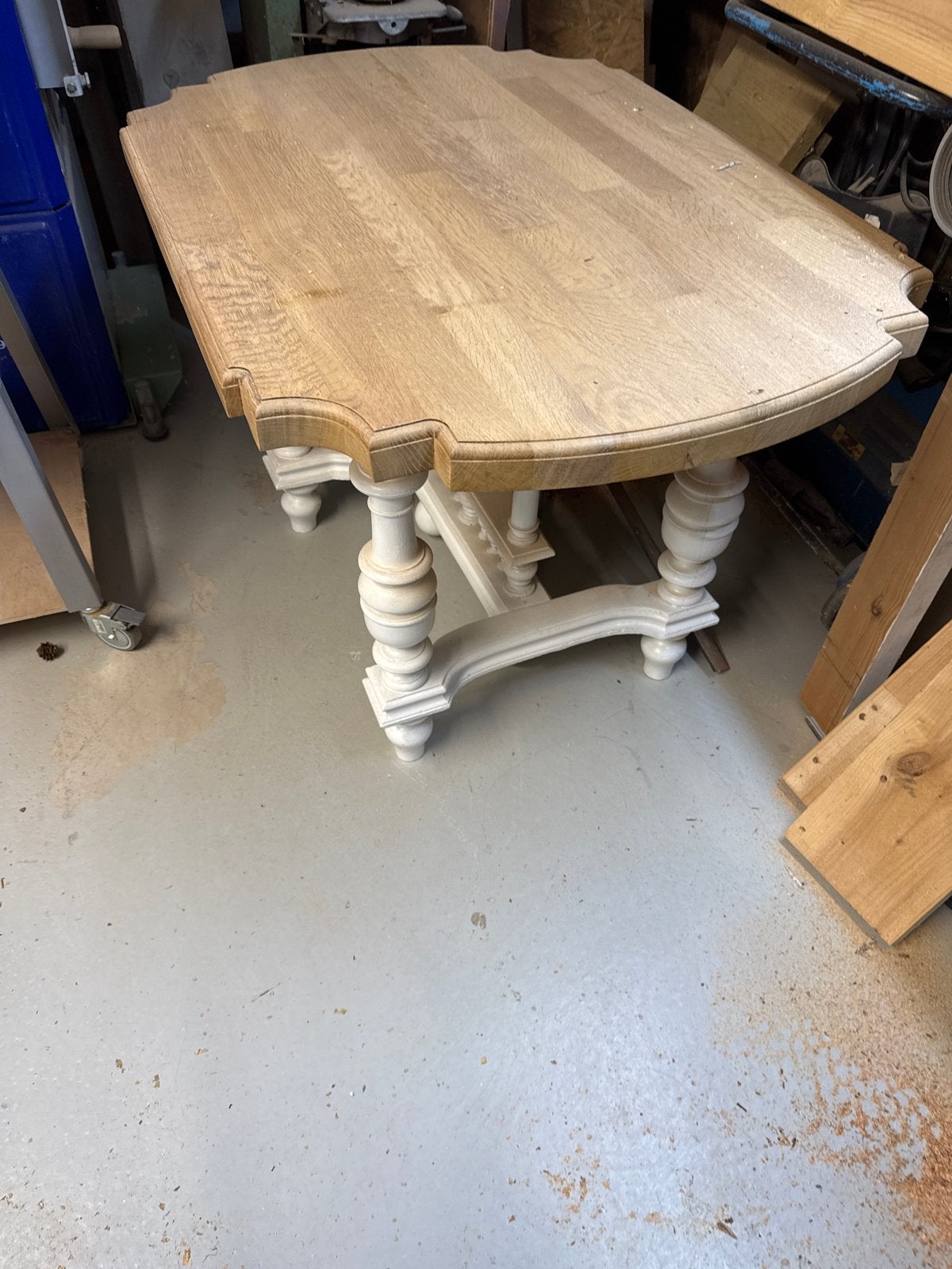 Hoge salontafel / bijzettafel - 76x110x70 cm tafel tafeltje, Ophalen, Gebruikt, Overige vormen, 50 tot 100 cm
