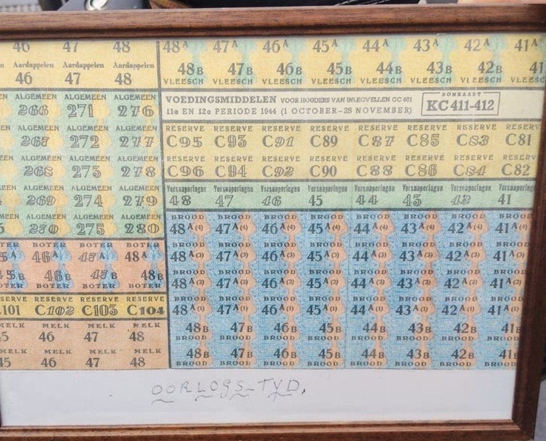 Bonnenvel uit de Tweede Wereldoorlog (1944), Verzamelen, Ophalen of Verzenden