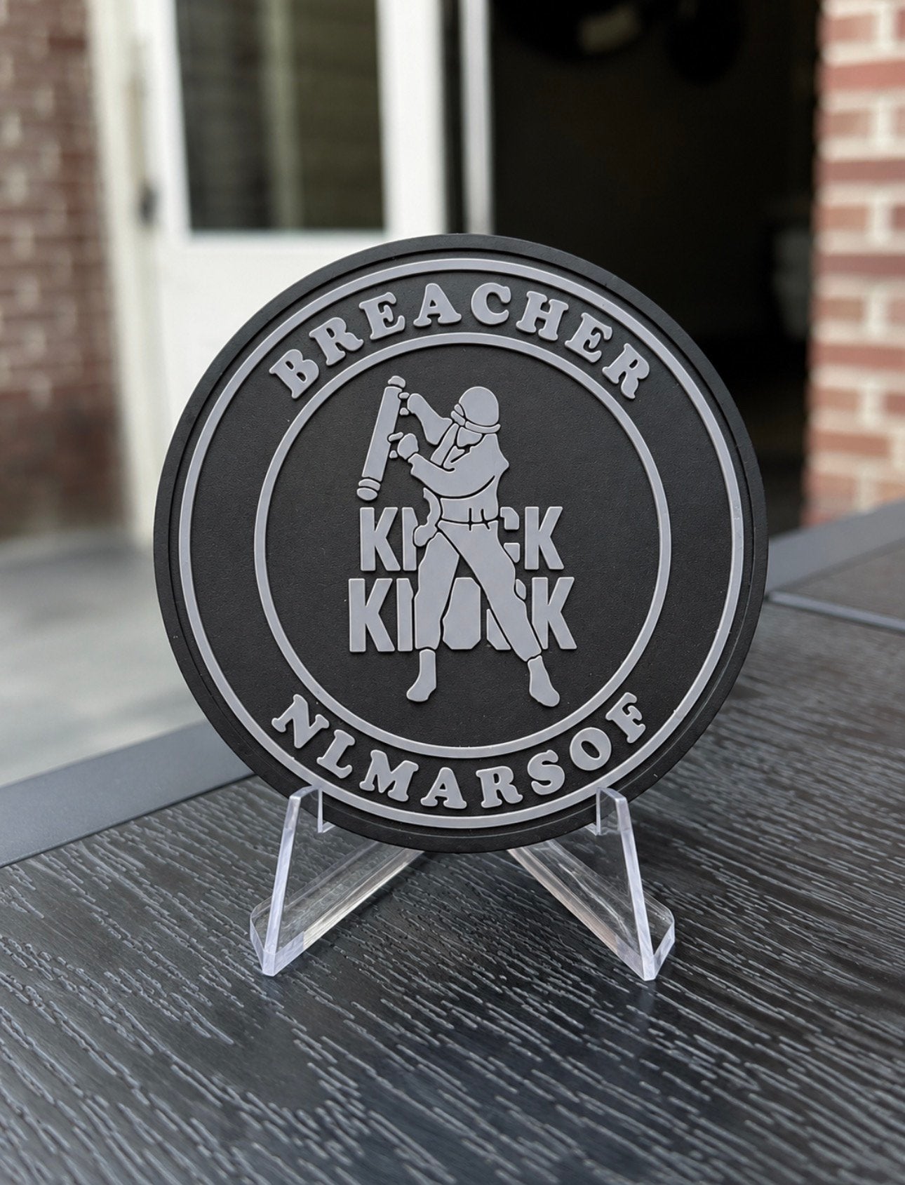 NLMARSOF Breacher Knock Knock PVC Patch, Verzenden, Marine, Nederland, Embleem of Badge