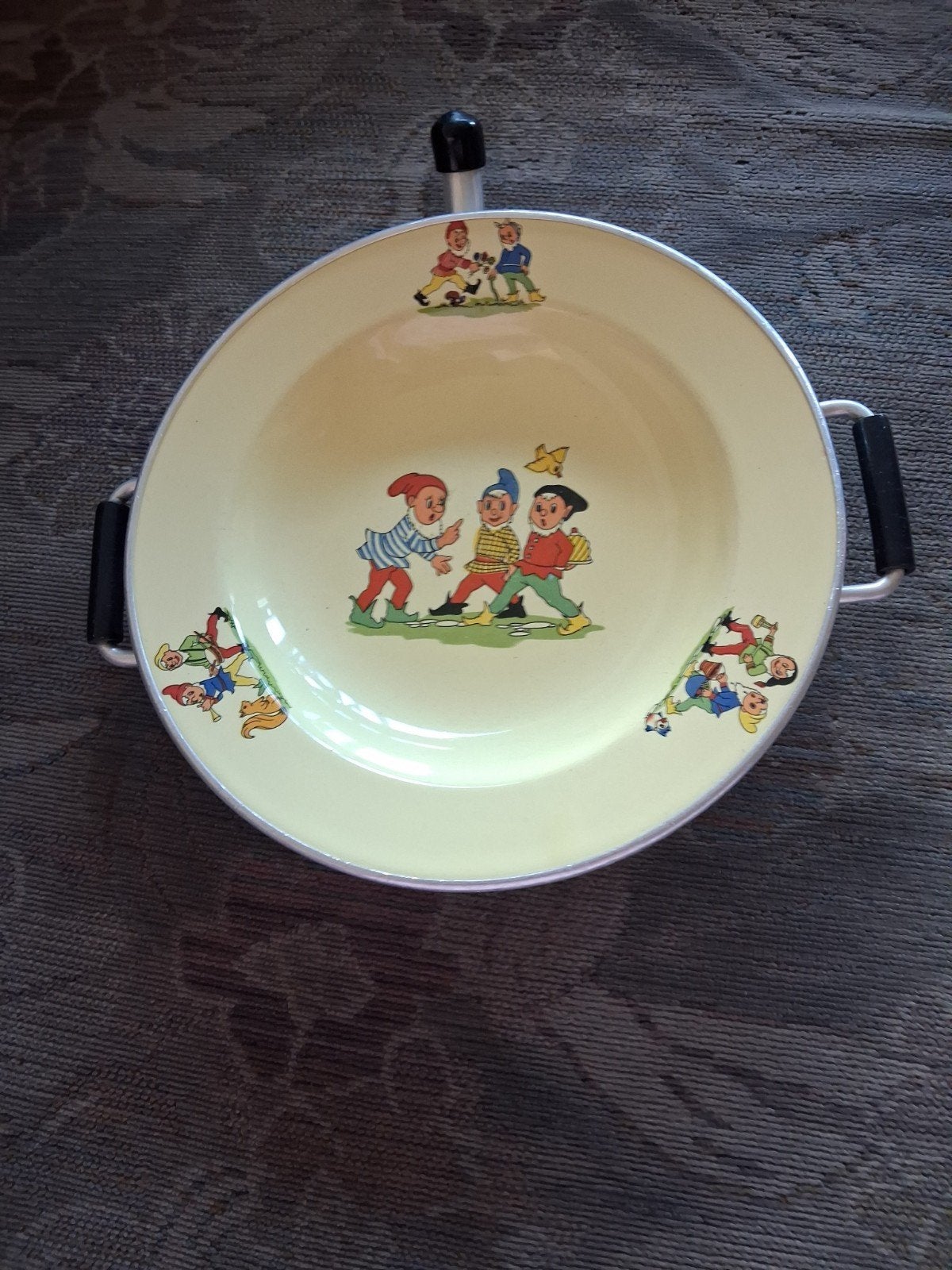 Vintage baby warmhoudbord, Ophalen of Verzenden