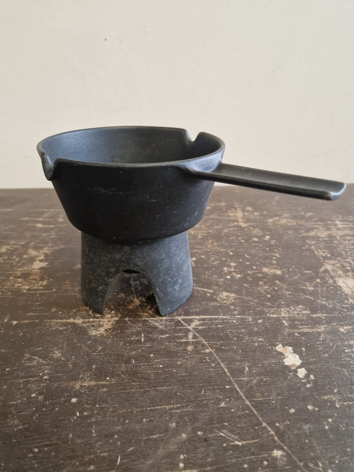 Gietijzeren fondue set Copco, Ophalen of Verzenden, Gebruikt, Gietijzer, Overige typen