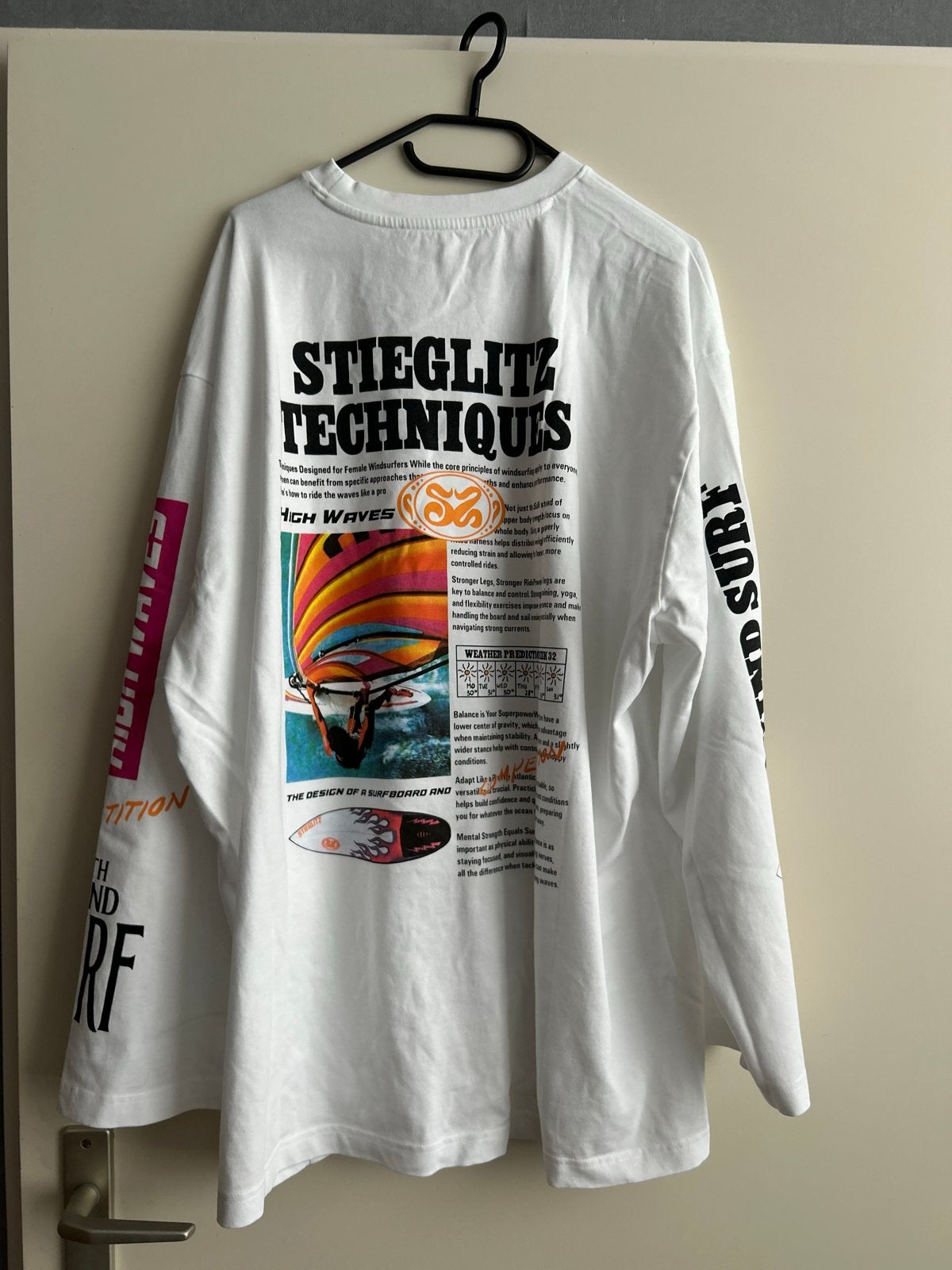 Stieglitz Techniques Lange Mouw T-shirt Wit Maat L, Wit, Maat 42/44 (L), Nieuw, Ophalen of Verzenden