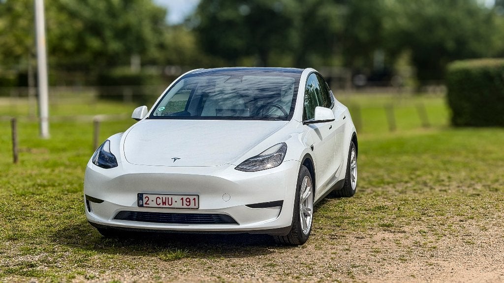 Tesla Model Y RWD 28 dec 2022, Auto's, Tesla, Automaat, Achterwielaandrijving, Startonderbreker, Wit