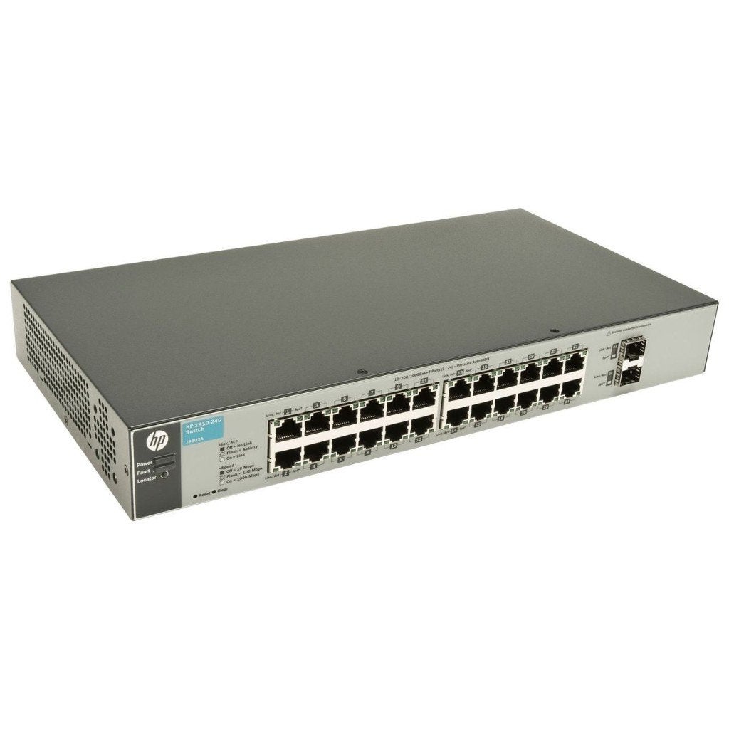 HP 1810-24G Switch (J9803A), Computers en Software, Ophalen of Verzenden, Refurbished
