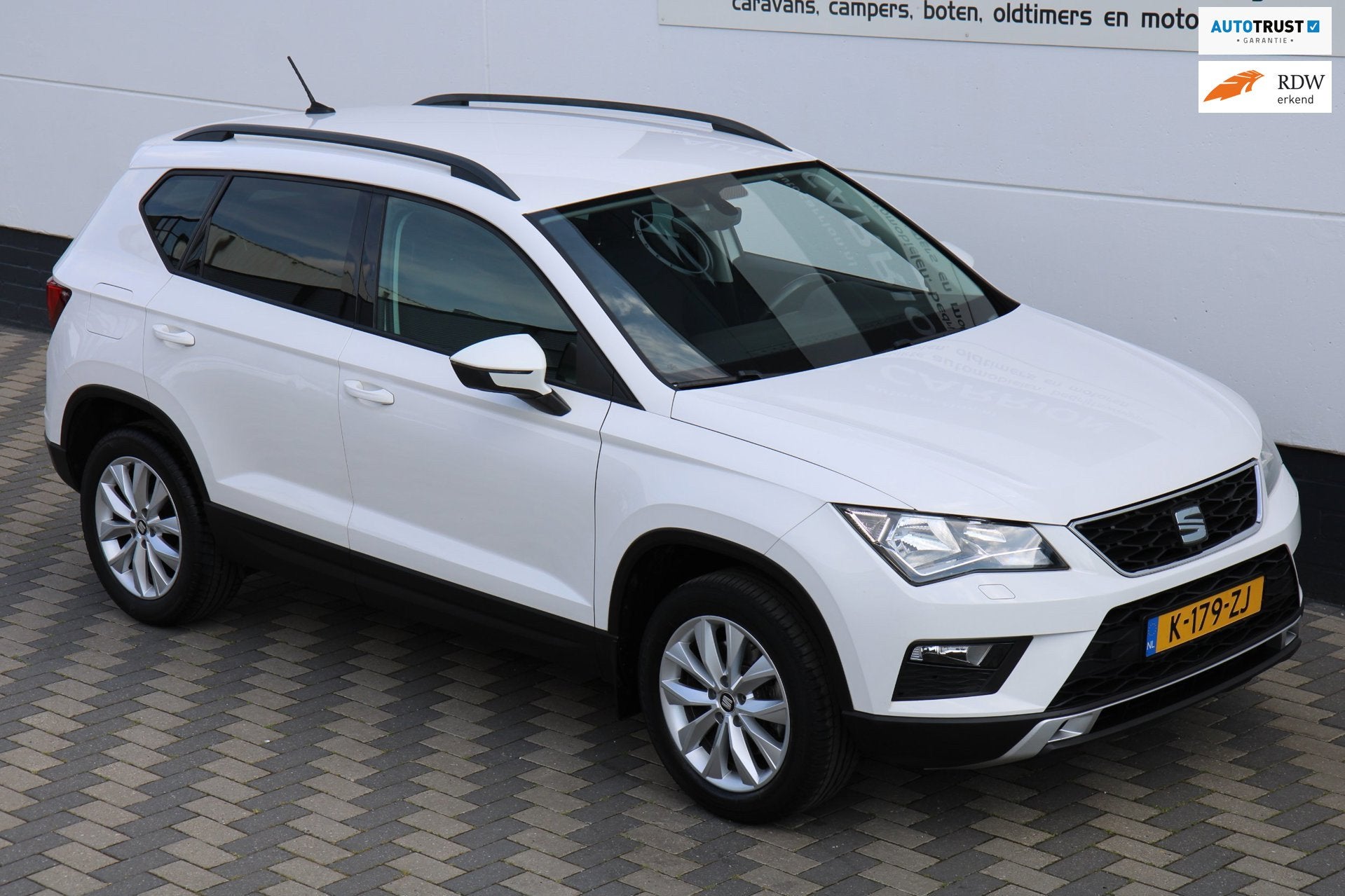 Seat Ateca 1.0 EcoTSI Clima Standkachel Goed Onderhouden !, Auto's, Seat, Voorwielaandrijving, Stof, Gebruikt, Wit