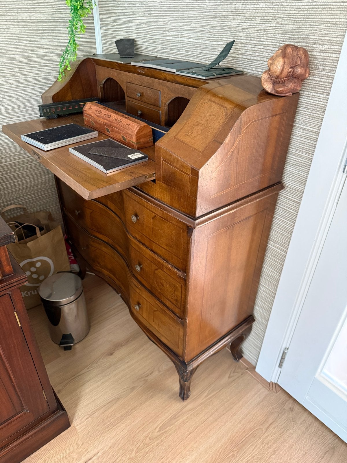 Antiek Secretaire Bureau met Lades en Opbergruimte, Antiek en Kunst, Ophalen