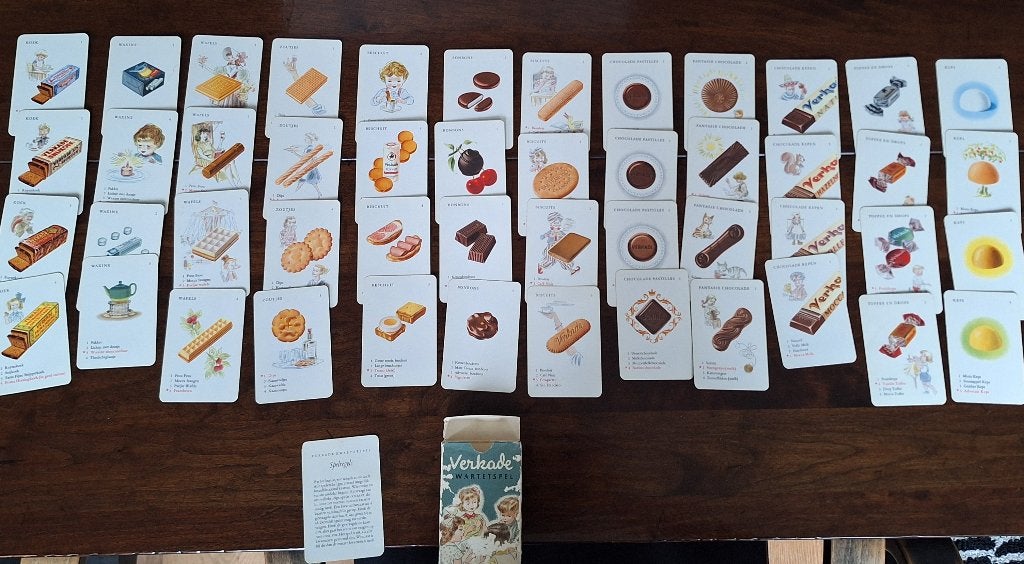 Verkade kwartetspel - vintage -, Ophalen of Verzenden, Gebruikt, Kwartet(ten)