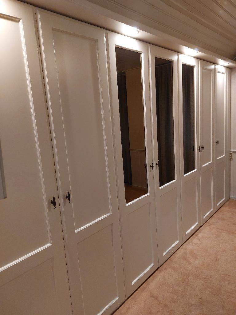 6 vouw kastdeur fronten 3 spiegeldeuren 4 dichte., Doe-het-zelf en Verbouw, Deuren en Horren, Ophalen, Minder dan 80 cm, Binnendeur