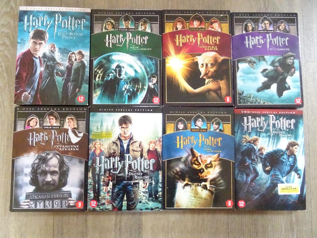 Harry Potter, 8 dvd, Vanaf 12 jaar, Ophalen of Verzenden, Zo goed als nieuw, Fantasy