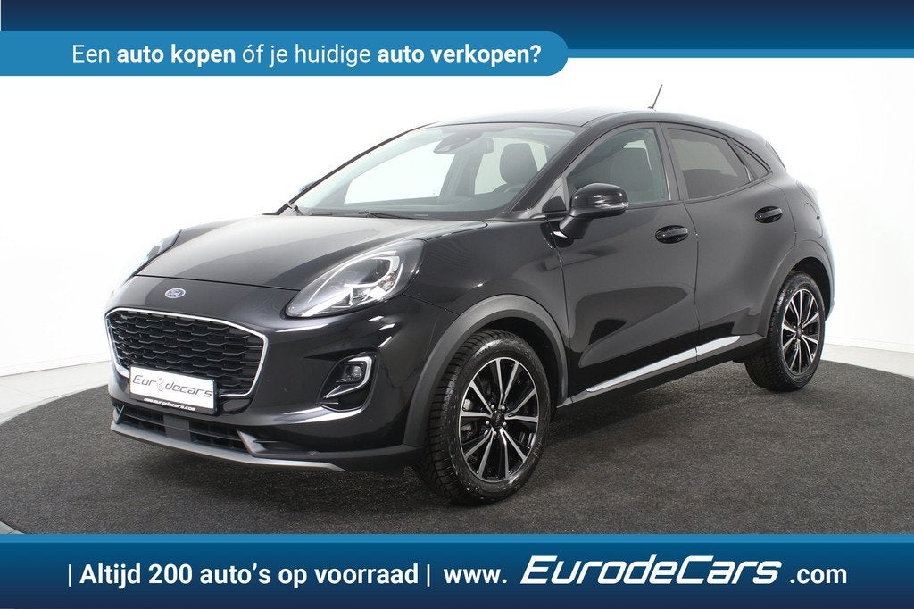 Ford Puma Titanium *1ste Eigenaar*Park assist*Stoelverwarmin, Auto's, Ford, Voorwielaandrijving, Stof, Zwart, Bedrijf