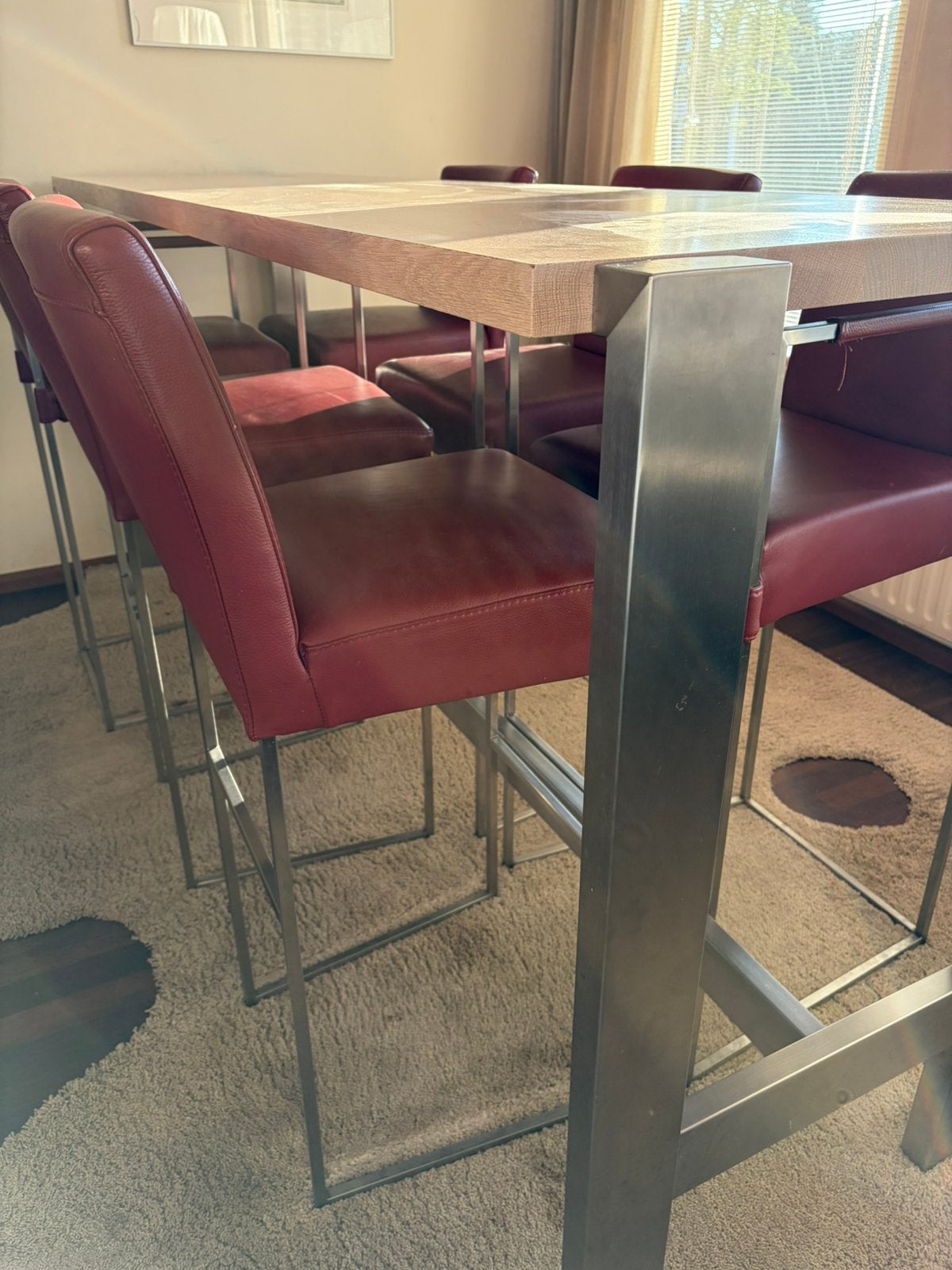 Mooie bar stoelen, Huis en Inrichting, Barkrukken, Ophalen, Zo goed als nieuw, 60 tot 90 cm
