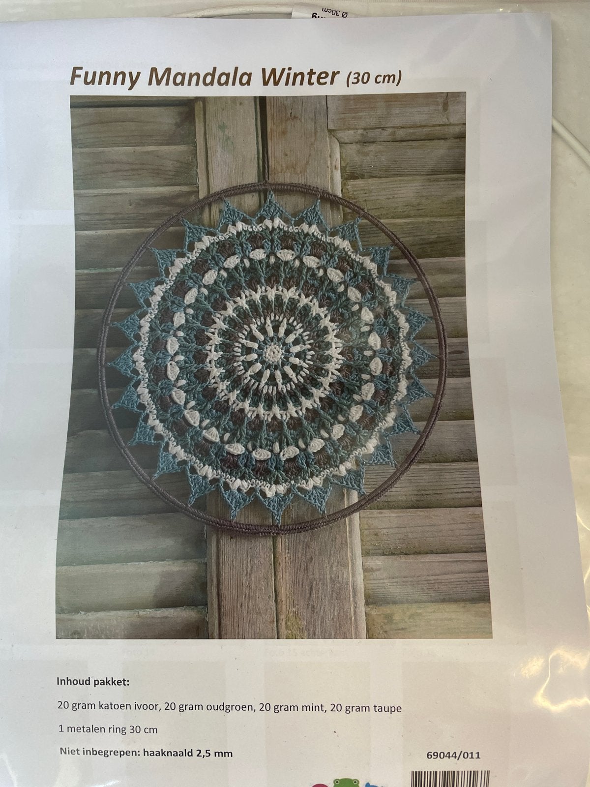 Funny Mandala Winter Haakpakket (30 cm), -, -, Overige typen, Nieuw