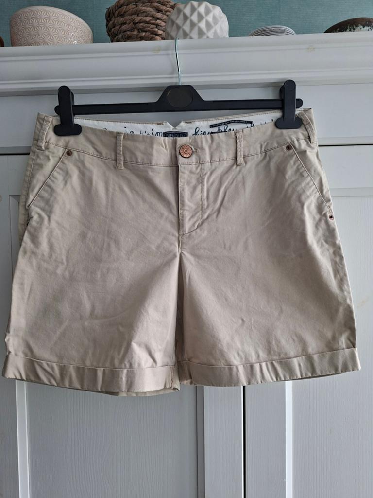 Korte broek, maat L, Bien Bleu, Maat 38/40 (M), Kort, Beige, Ophalen of Verzenden