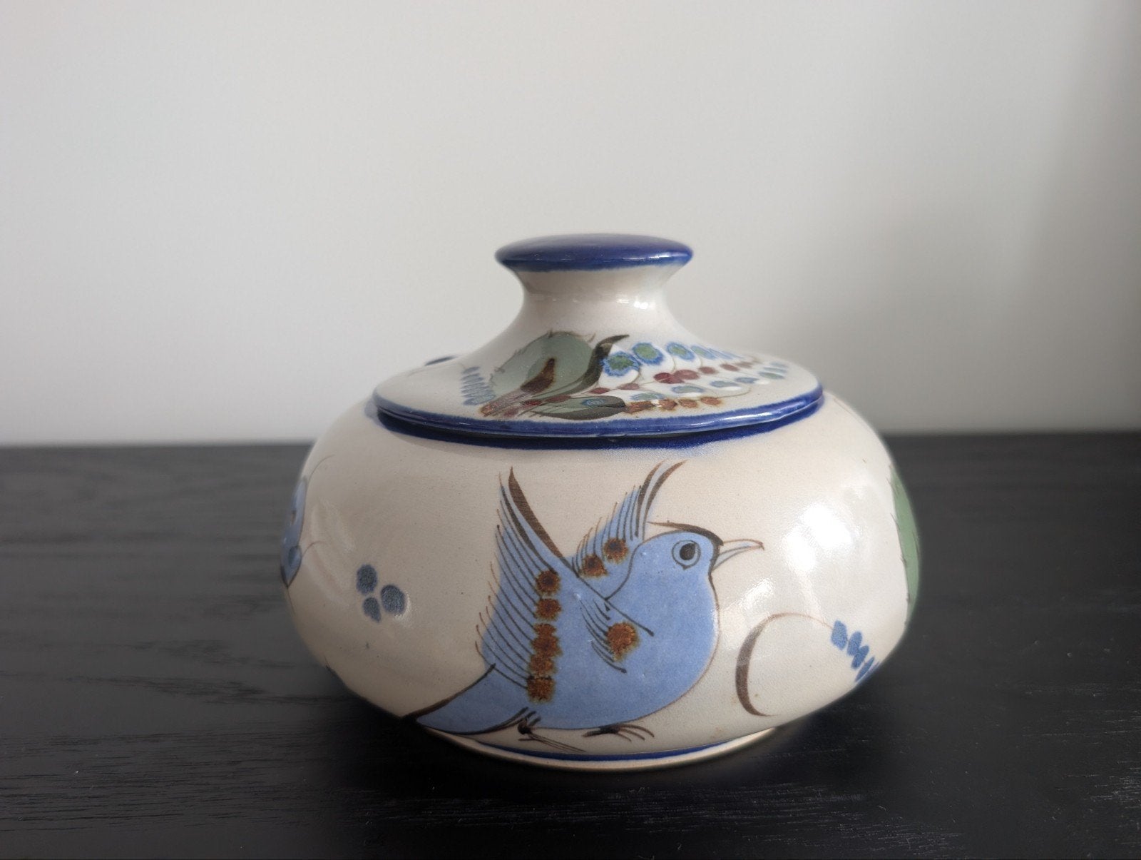 Ken Edwards Tonalá suikerpot / lidded bowl, Ophalen of Verzenden