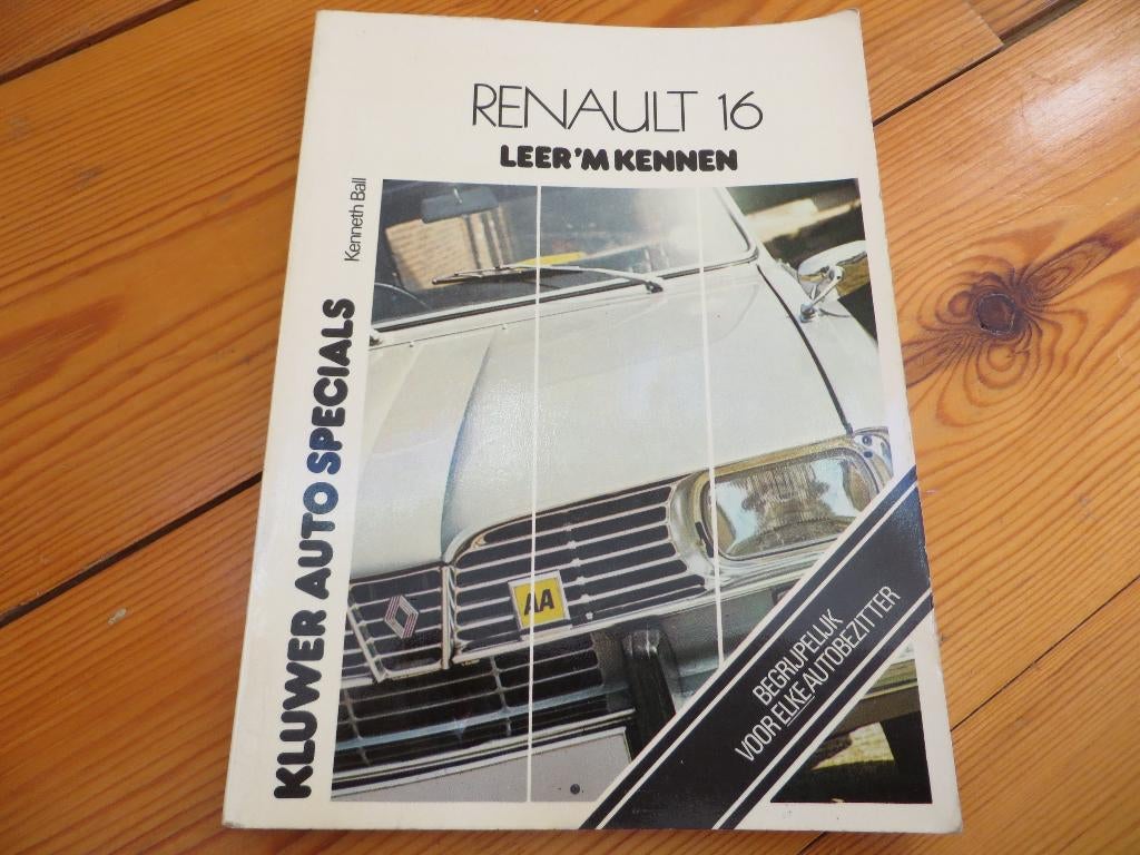 Kluwer "leer 'm kennen" vraagbaak Renault 16 t/m 1975, Ophalen of Verzenden