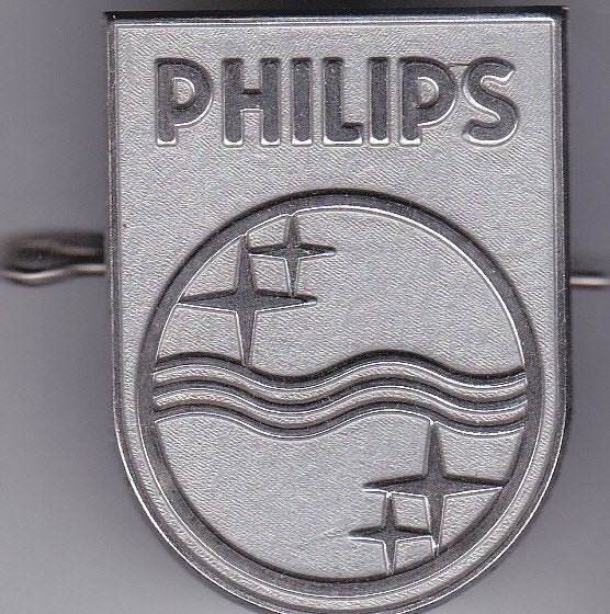 PHILIPS - beveiligingingsbroche - 80 er jaren., Verzenden, Gebruikt, Transport, Speldje of Pin