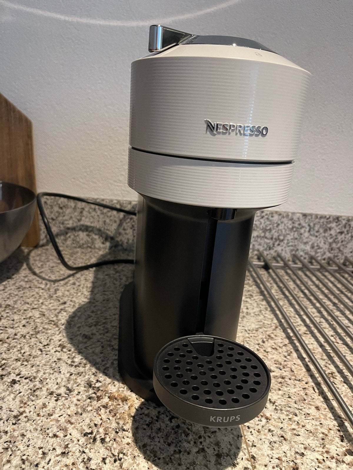 Nespresso Vertuo Next Krups Koffiemachine Wit, Koffiepads en cups, Koffiemachine, Ophalen of Verzenden, Zo goed als nieuw
