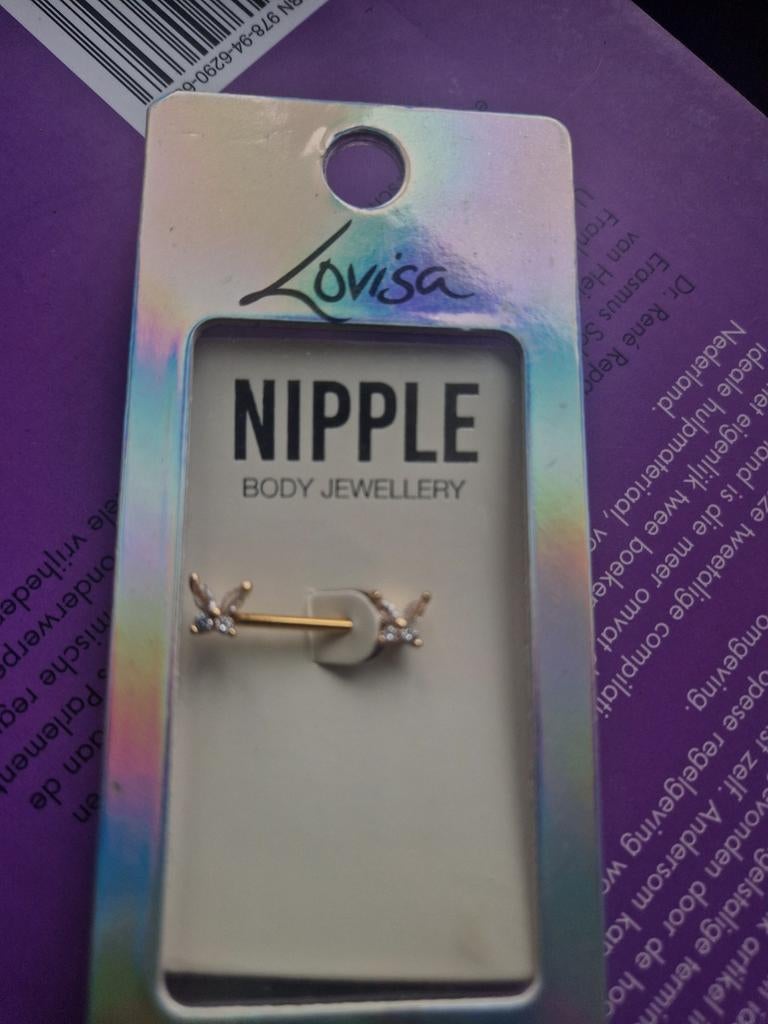 Tepelpiercing met vlinders - Lovisa, Ophalen of Verzenden