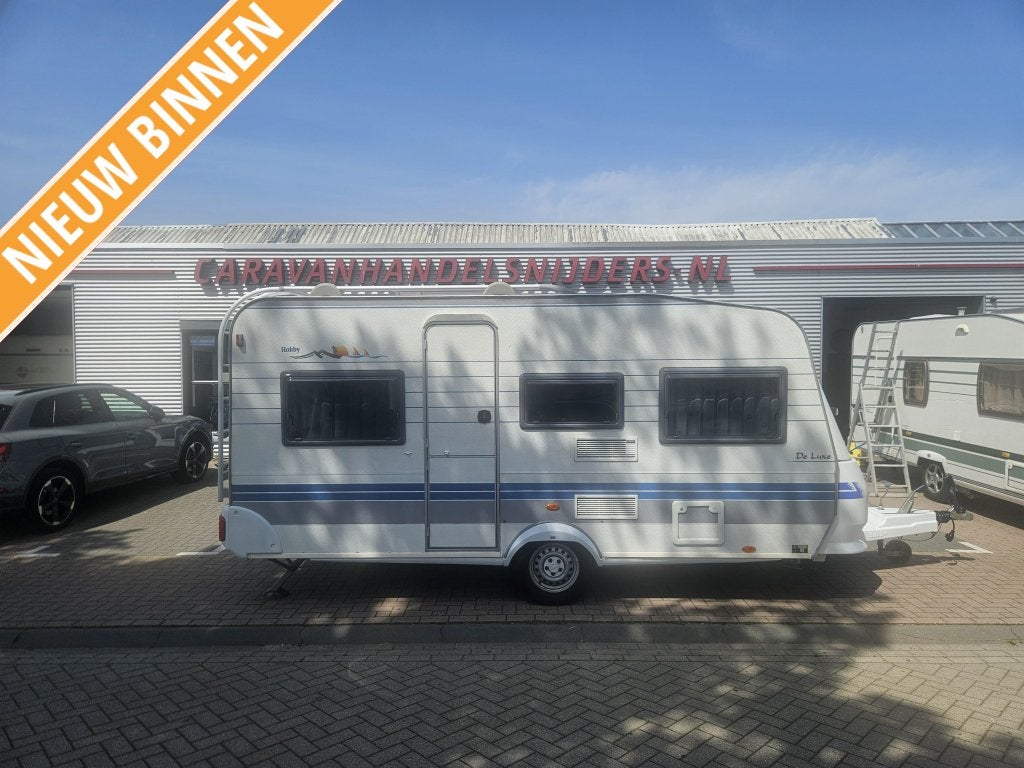 Hobby De Luxe 450 UB VT Brand!nette caravan, Overige typen, Rondzit, Hobby, Bedrijf