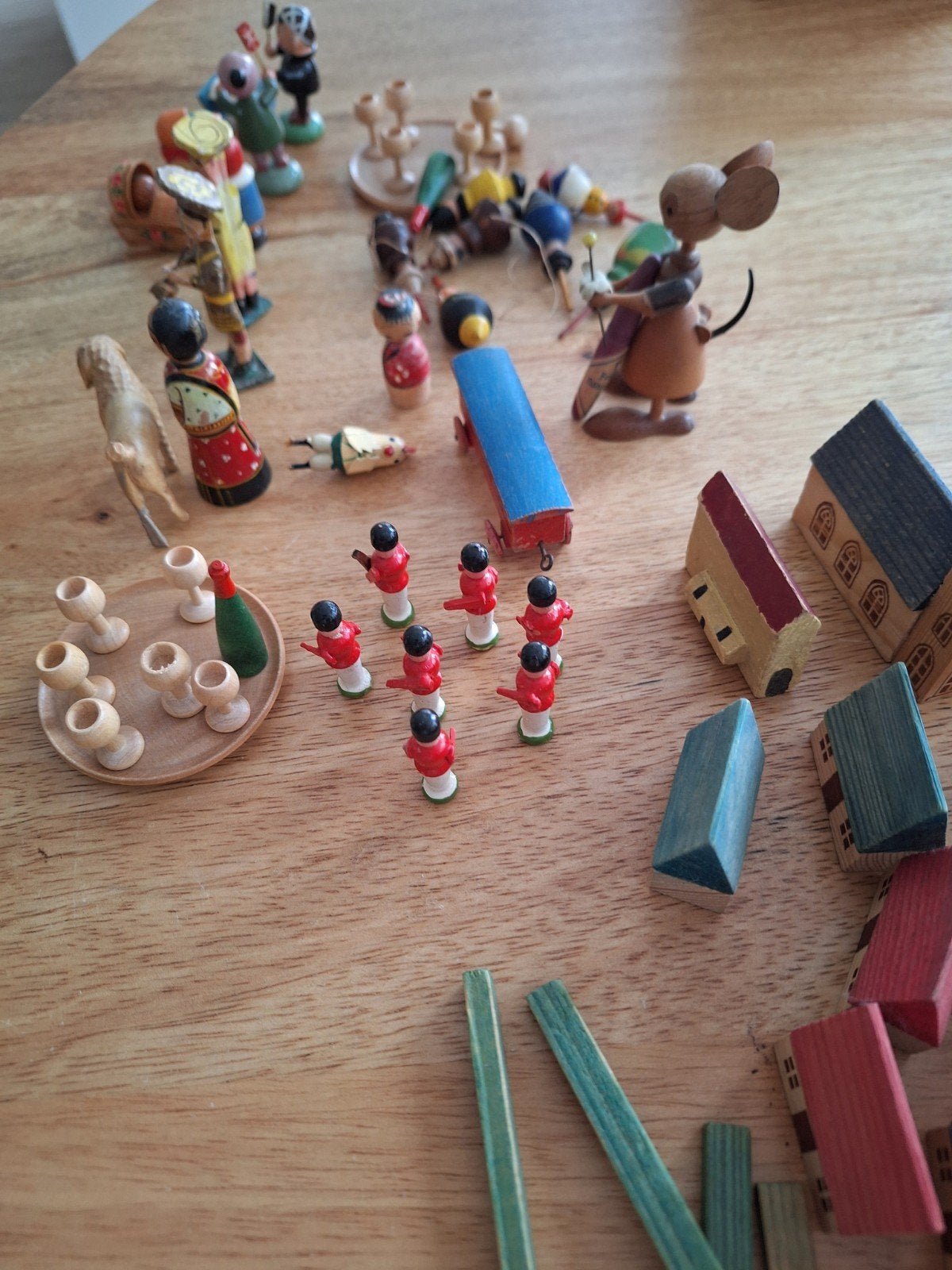 vintage  miniatuur verzameling speelgoed, Ophalen of Verzenden, Zo goed als nieuw